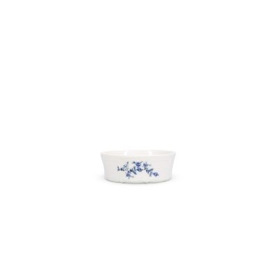 Bol 13xH5cm blue flower Retro